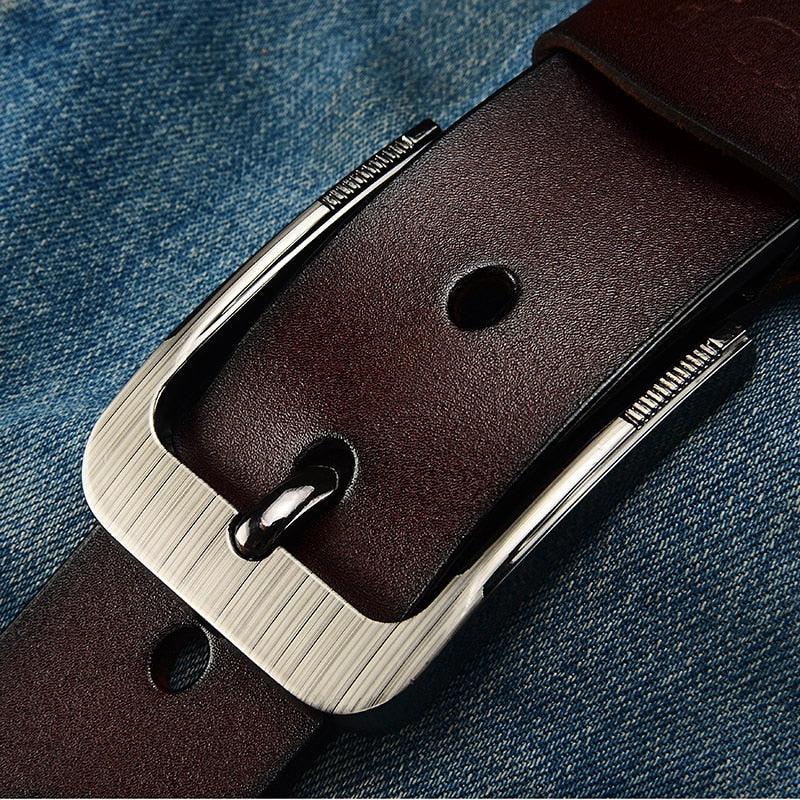 High Quality Buckle Jeans Pin Buckle Man Belts Business Casual Male Belt for Men - HABASH FASHION