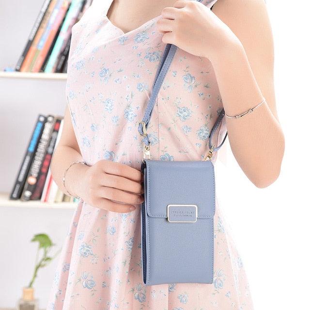 Hasp Women Leather Shoulder Bag - HABASH FASHION