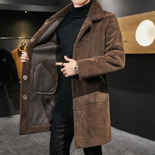 Double sided Woolen Coat Men - HABASH FASHION
