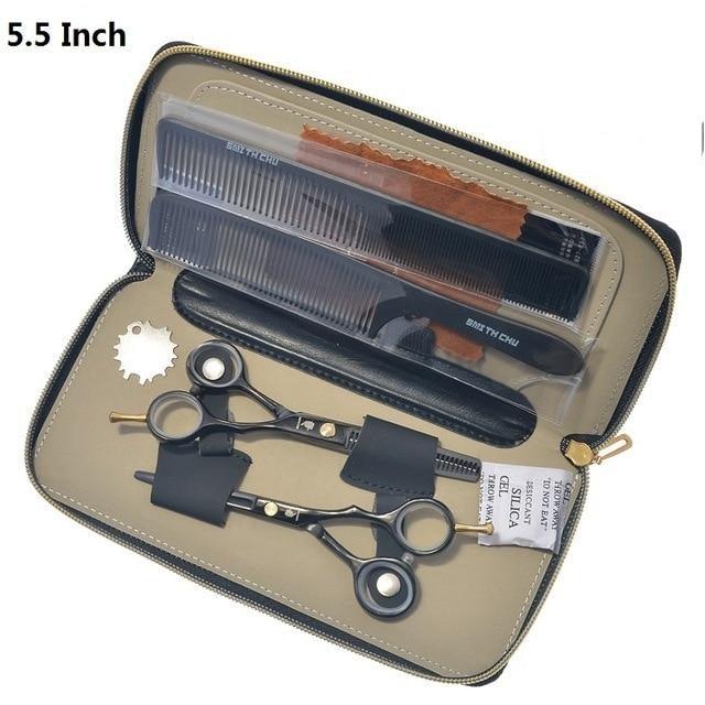 Hairdressing Clipper Hairdresser's Razors with Comb Case Hair Cutting Scissors Thinning Shears Hairdressing - habash-fashion.myshopify.com