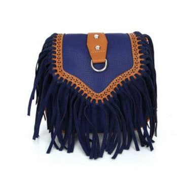 Bohemian Boho Free Spirit Bag Tassel Cross Body Purse Retro Hippie Designer Women Gypsy Fring - HABASH FASHION