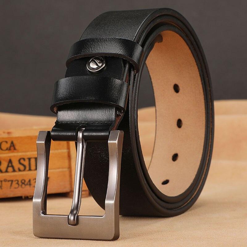 Men Belt Male High Quality Belt Genuine Leather Strap Luxury - HABASH FASHION