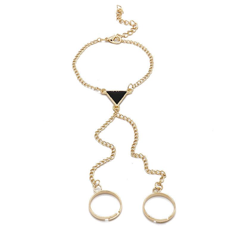 Chain Bracelet With Rings For Women - HABASH FASHION