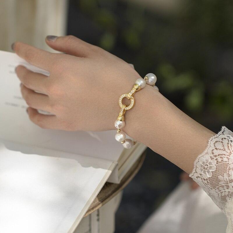 New natural pearl luxury bracelet for women's classic - HABASH FASHION