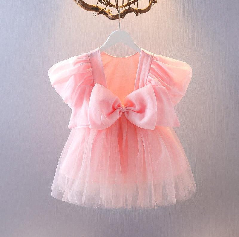 Baby Girls Birthday Party Dresses Summer 0 1 2 3 Years Old  Princess Dress Clothing For Newborn Toddler Outfits - HABASH FASHION