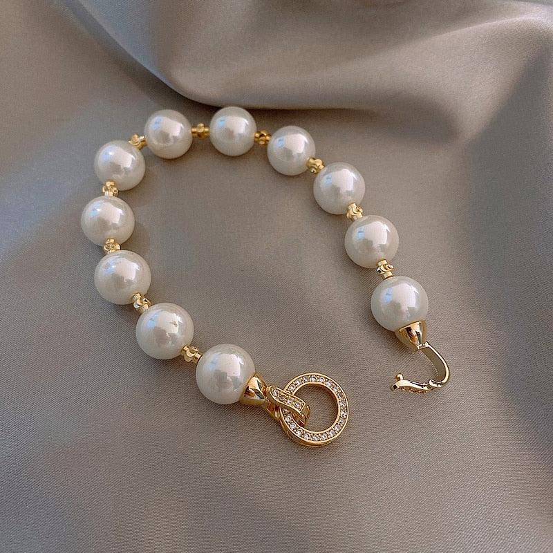 New natural pearl luxury bracelet for women's classic - HABASH FASHION