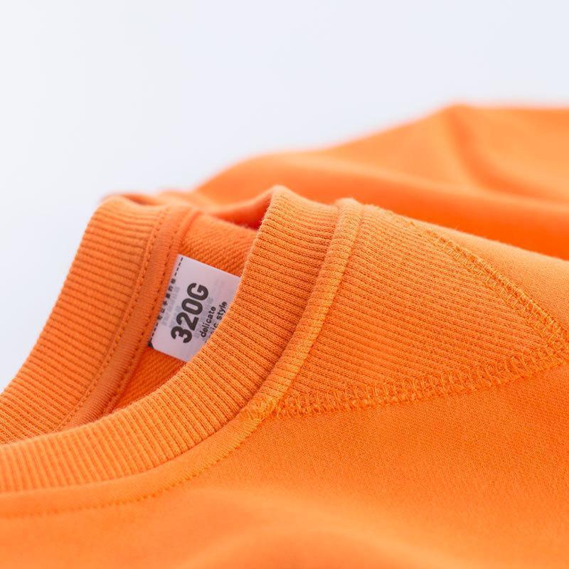 orange round neck lovers wear autumn - HABASH FASHION