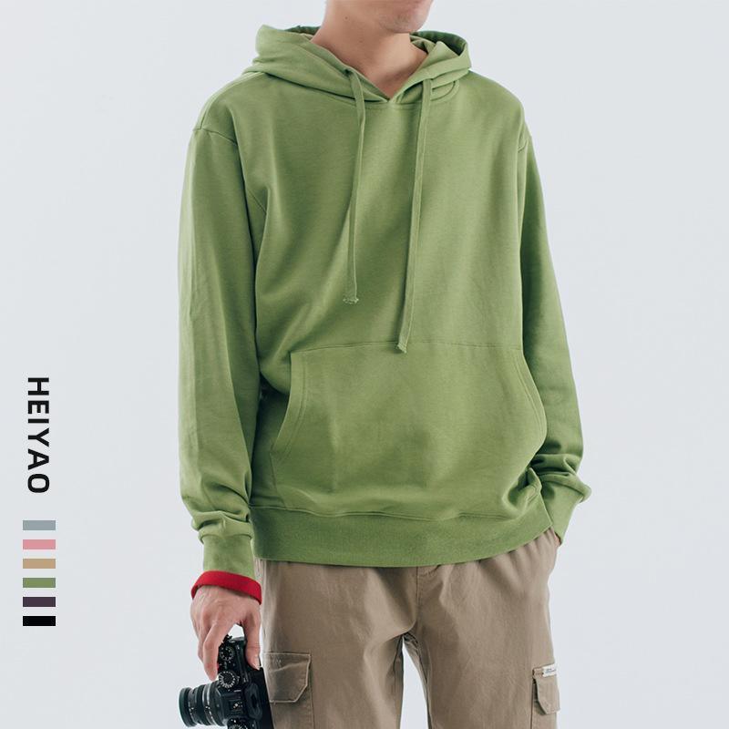 Avocado Green 320G Pullover Hoodie men's oversize Sweatshirt - HABASH FASHION