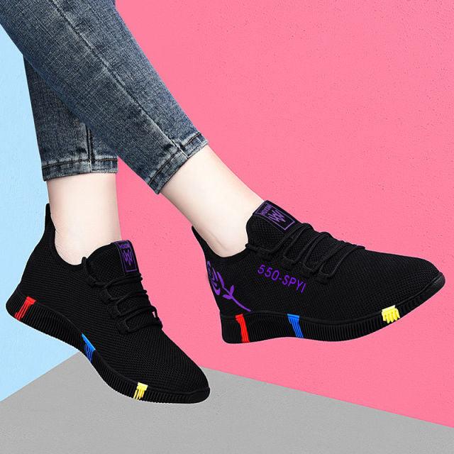 Running shoes for women breathable mesh sports walking shoes - HABASH FASHION