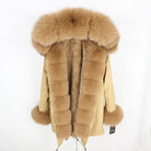 Jacket Women  Fur Coat Natural  Fox - HABASH FASHION