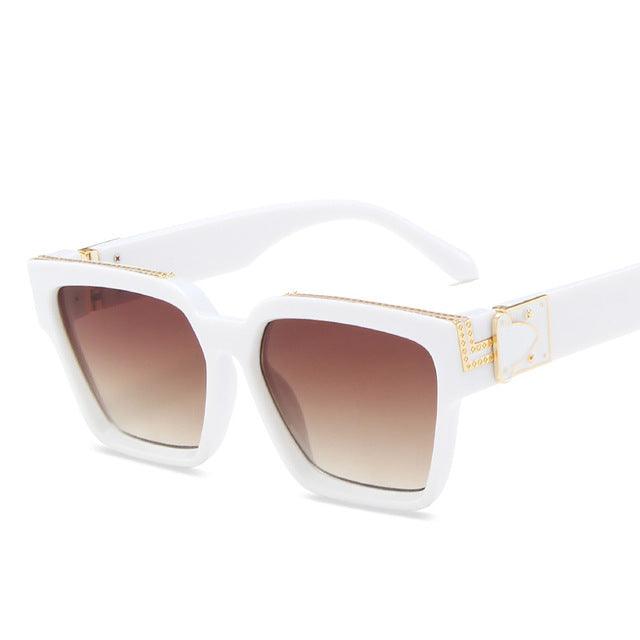 Designer Oversized Square Sunglasses Women Men - HABASH FASHION