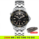 Automatic Watch DIVER NTTD Style Sapphire Crystal Solid Bracelet Waterproof 200M - HABASH FASHION