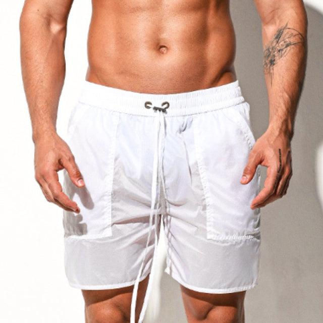 Men Swim Shorts Swimwear Swimming Trunks Quick - HABASH FASHION