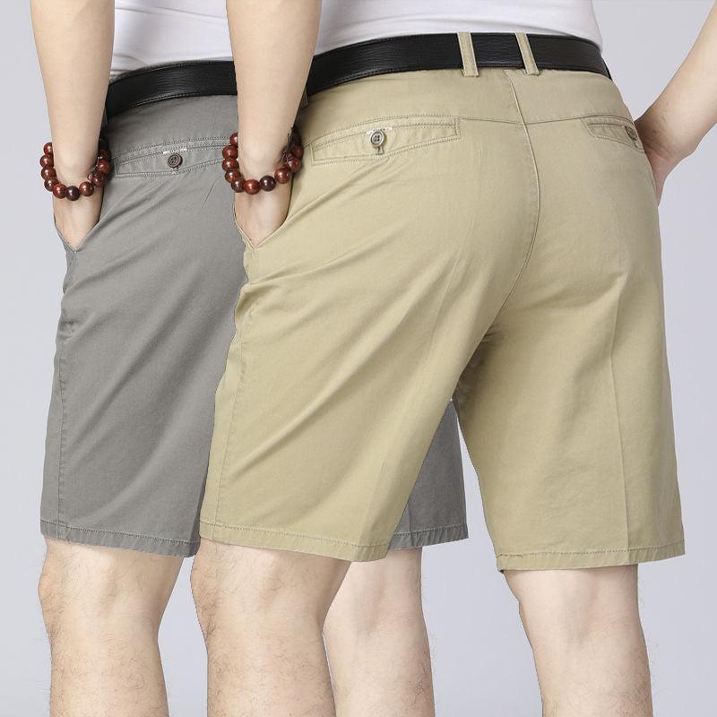 Men Cargo Shorts Summer Men Casual 100%Cotton - HABASH FASHION