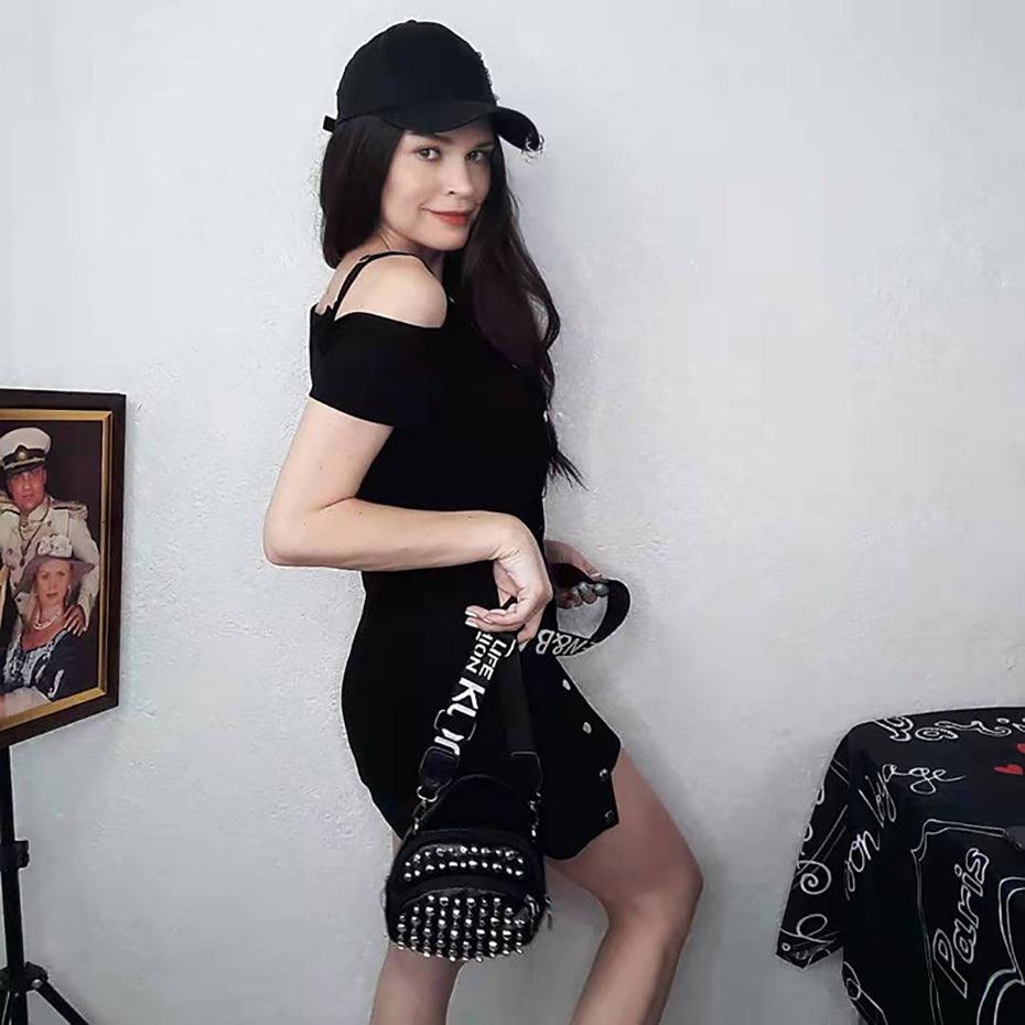 Sexy Mini Dresse Black - HABASH FASHION