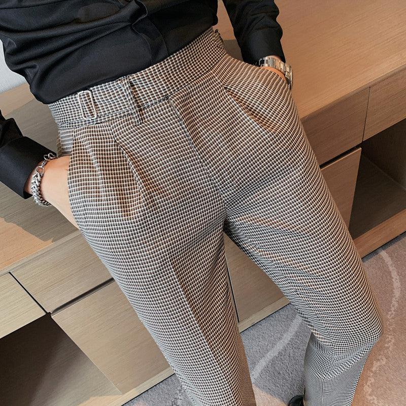 Man Pant Men Designer Business Casual Work Pant Trousers - HABASH FASHION