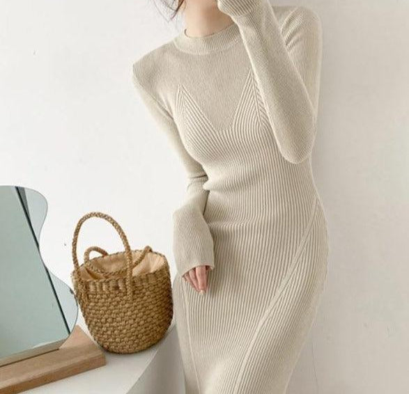 Dress for Women  Winter Knitted  Bodycon - HABASH FASHION