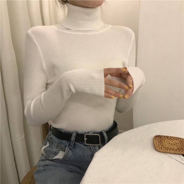 Long-sleeved winter tight-sleeved blouse for women - HABASH FASHION