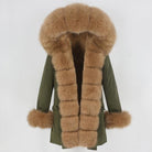 Jacket Women  Fur Coat Natural  Fox - HABASH FASHION