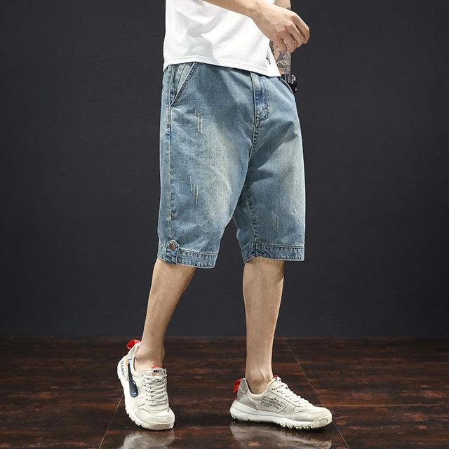 Denim Shorts Summer Men Casual Jeans Male - HABASH FASHION