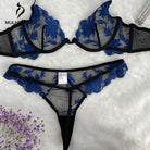 Mulherelfo Flower Embroidery Underwear Women - HABASH FASHION