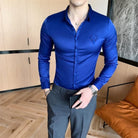 Long Sleeve Shirts for Men Slim Fit Formal - HABASH FASHION