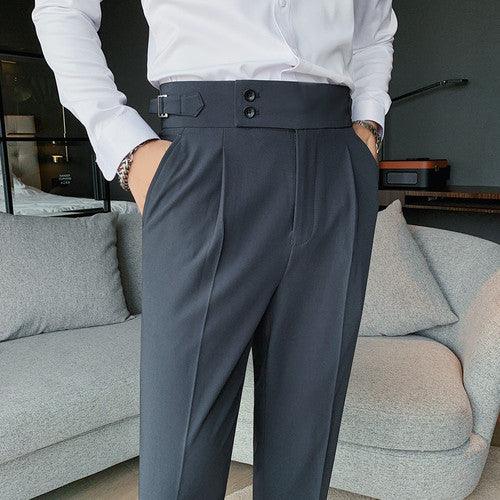 Men Suit Pants Spring Suit pants Casual Slim Business - HABASH FASHION