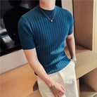 Casual Sleeve Sweater/Male High collar Slim Fit - HABASH FASHION