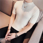 Casual Sleeve Sweater/Male High collar Slim Fit - HABASH FASHION