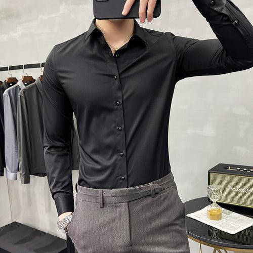 High Quality Long Sleeve Shirt Men - HABASH FASHION