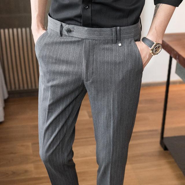 Dress Pants Men Business Formal - HABASH FASHION
