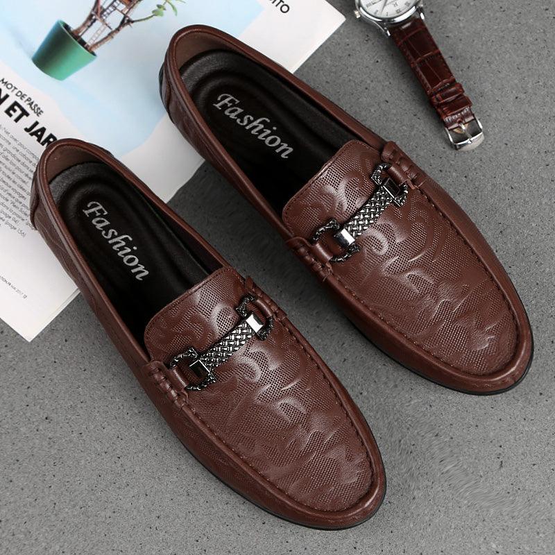 High Quality Genuine Leather Shoes Men Loafers Soft - HABASH FASHION