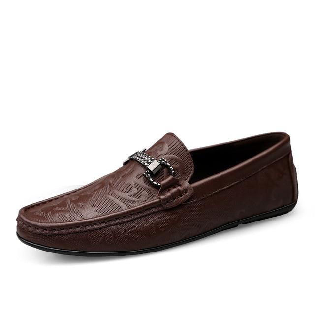 High Quality Genuine Leather Shoes Men Loafers Soft - HABASH FASHION