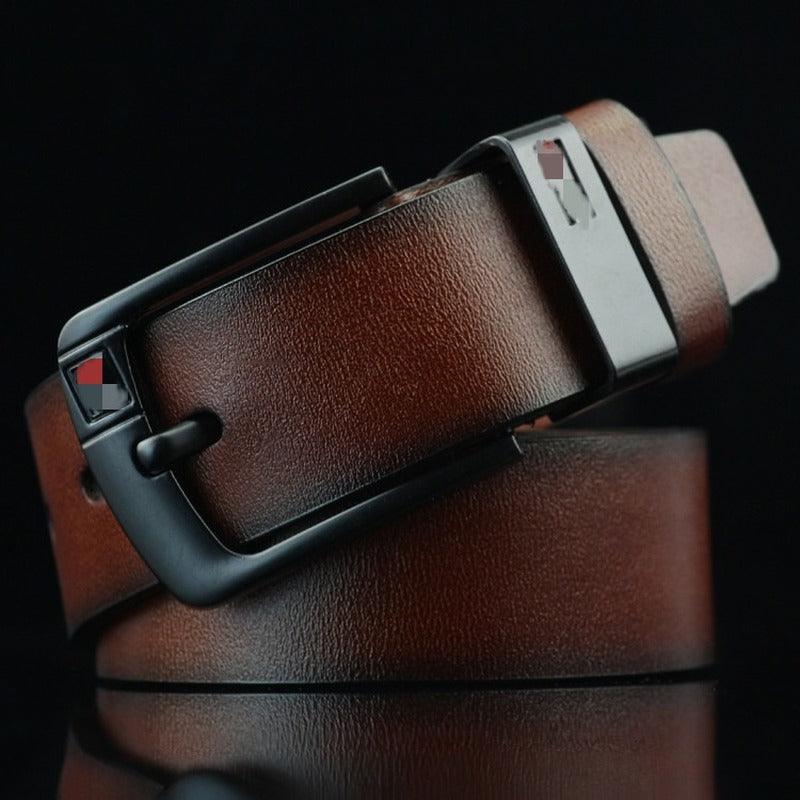 Men High Quality Leather Belt Buckle Luxury - HABASH FASHION
