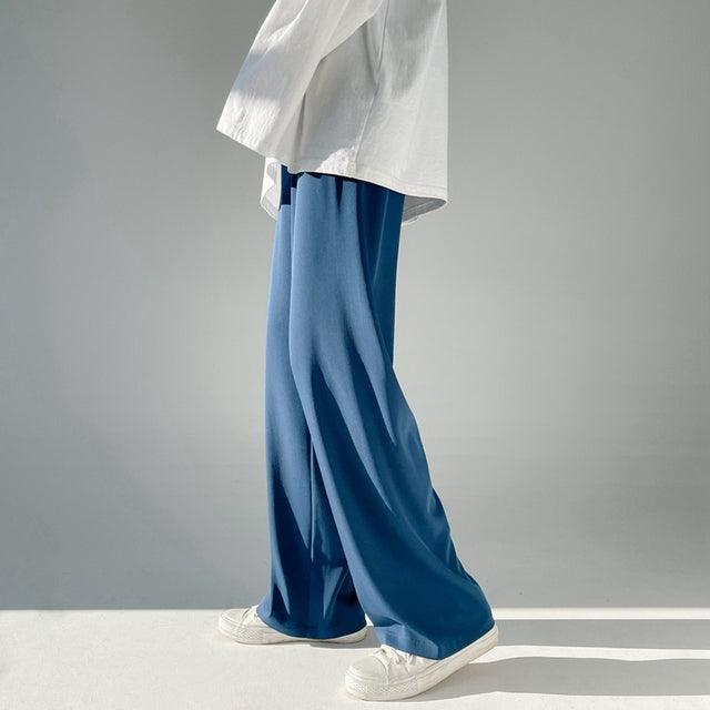 Men thin silk pants version loose casual - HABASH FASHION