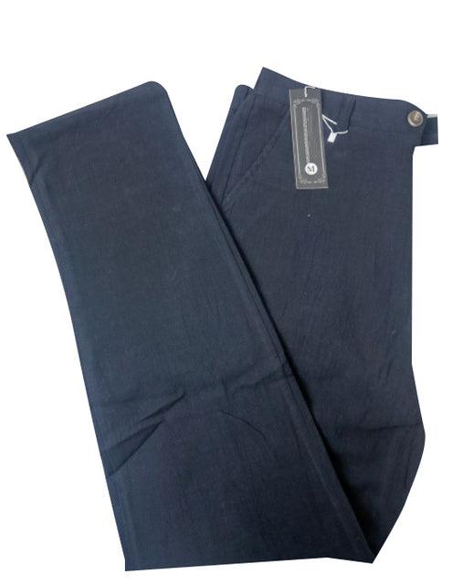Men Straight Linen Pants Male Casual Cotton - HABASH FASHION