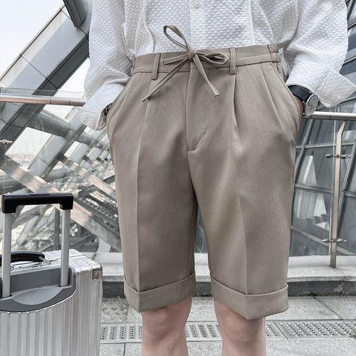 Men Summer Shorts/Male Slim Fit Business - HABASH FASHION