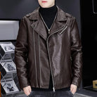 Mens Jackets and Coats Retro Style Leather Jacket - HABASH FASHION